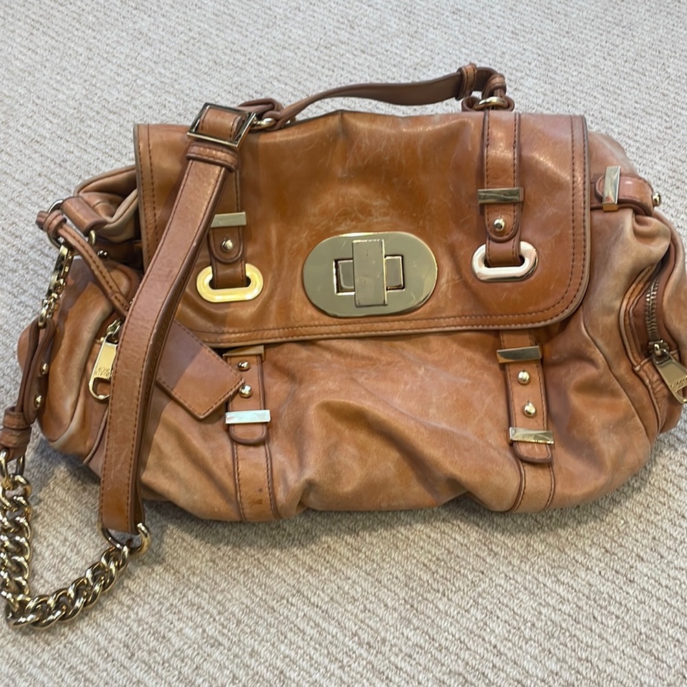 Large Badgley Mischka crossbody handbag
